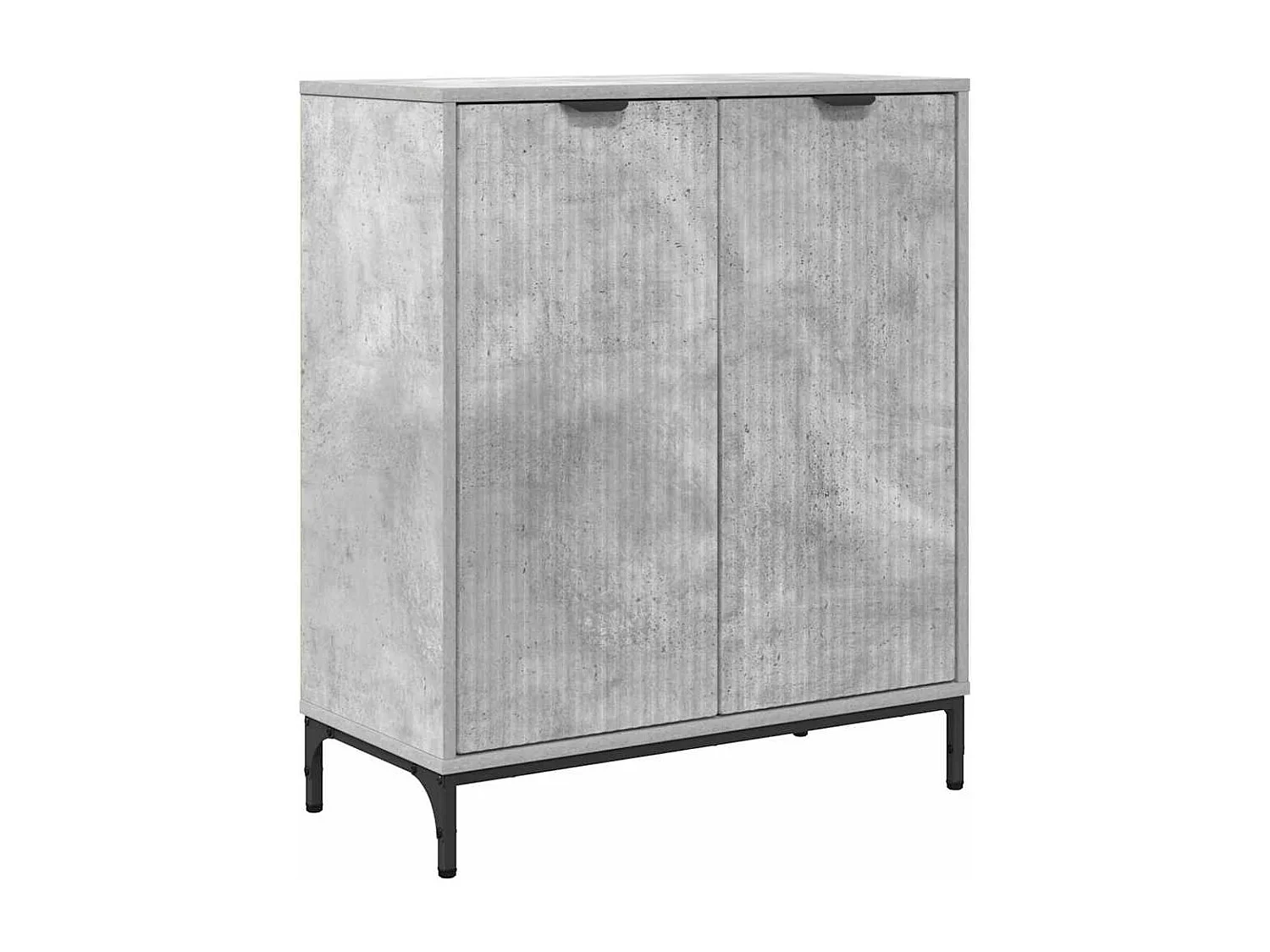 Buffet Gris béton 69,5 x 33 x 82 cm Bois d'ingénierie