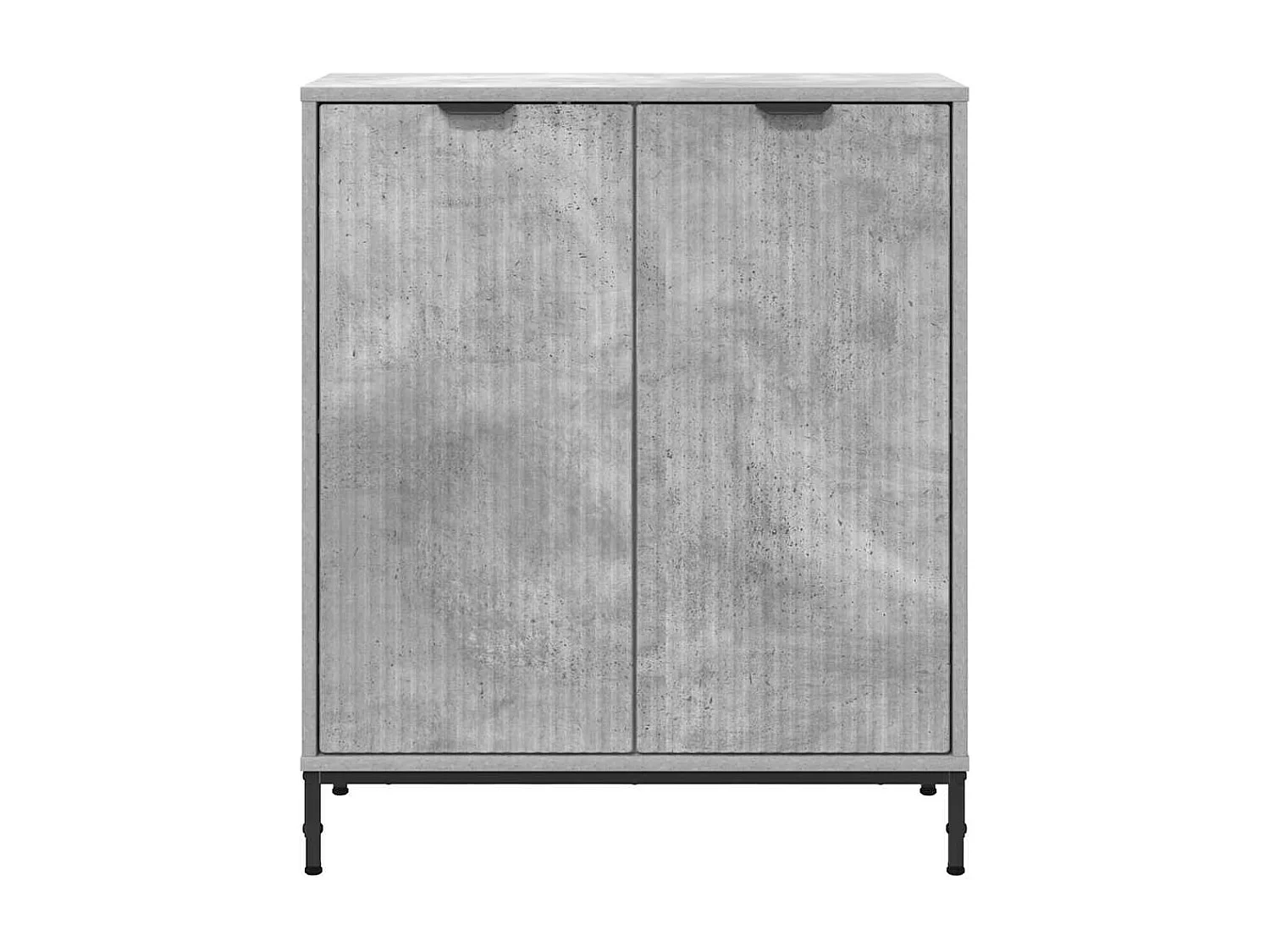 Buffet Gris béton 69,5 x 33 x 82 cm Bois d'ingénierie