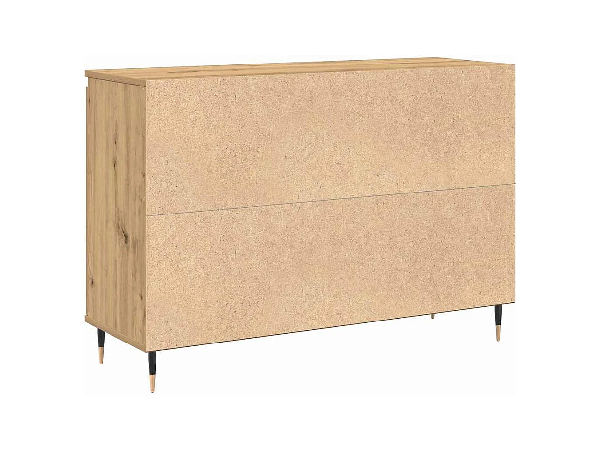 Buffet chêne artisanal 101.5 x 35 x 70 cm Bois d'ingénierie