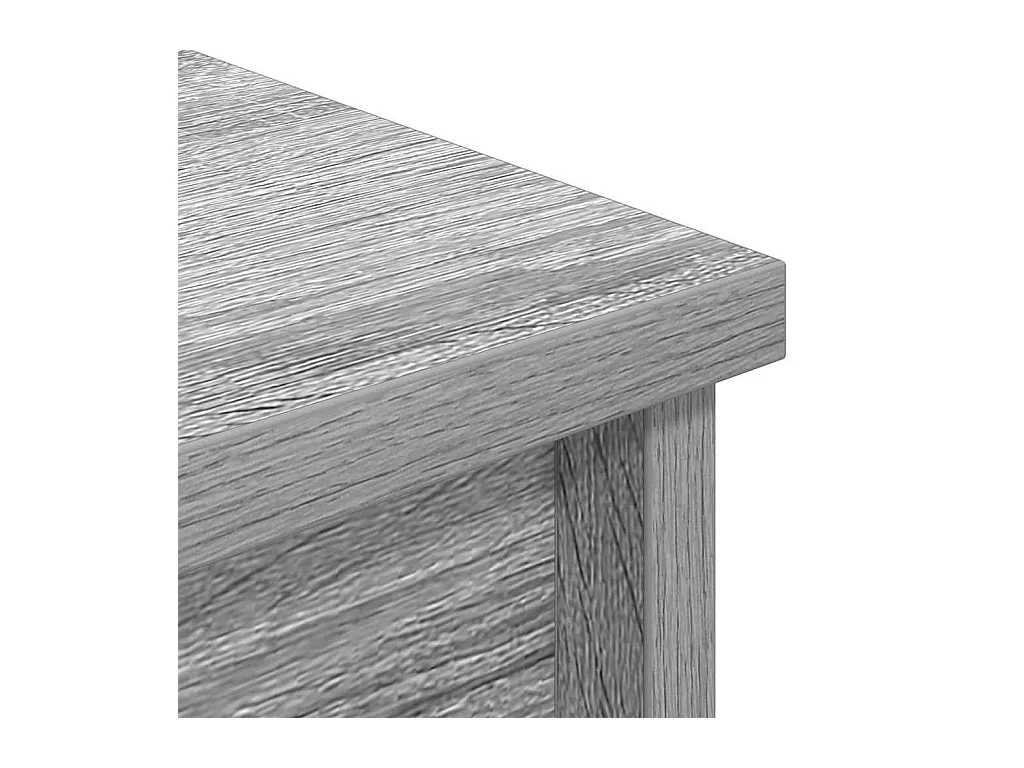 Buffet haut sonoma gris 70x35x180 cm bois d'ingénierie