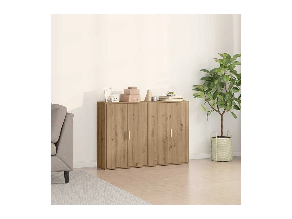 Buffet chêne artisanal 60 x 31 x 84 cm Bois d'ingénierie