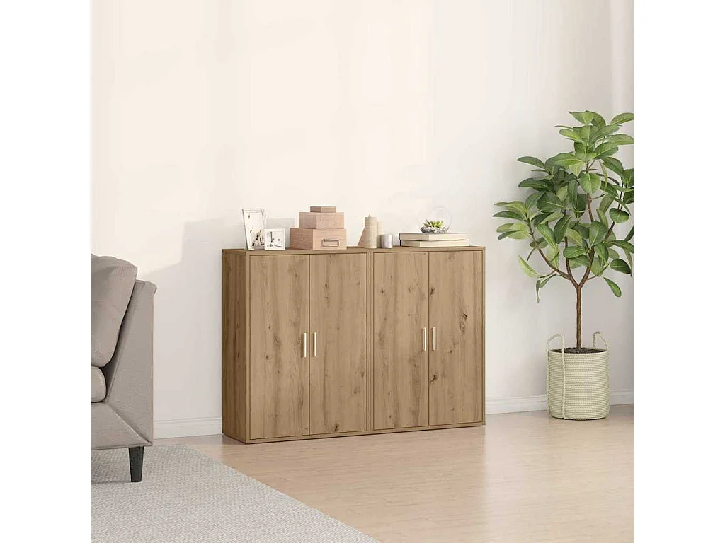 Buffet carvalho artisiano 60 x 31 x 84 cm Madeira processada