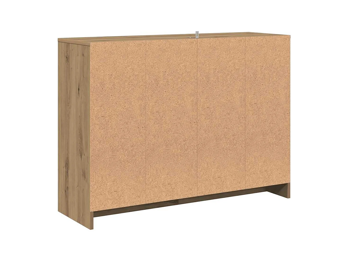 Buffet chêne artisanal 102x33x75 cm bois d'ingénierie