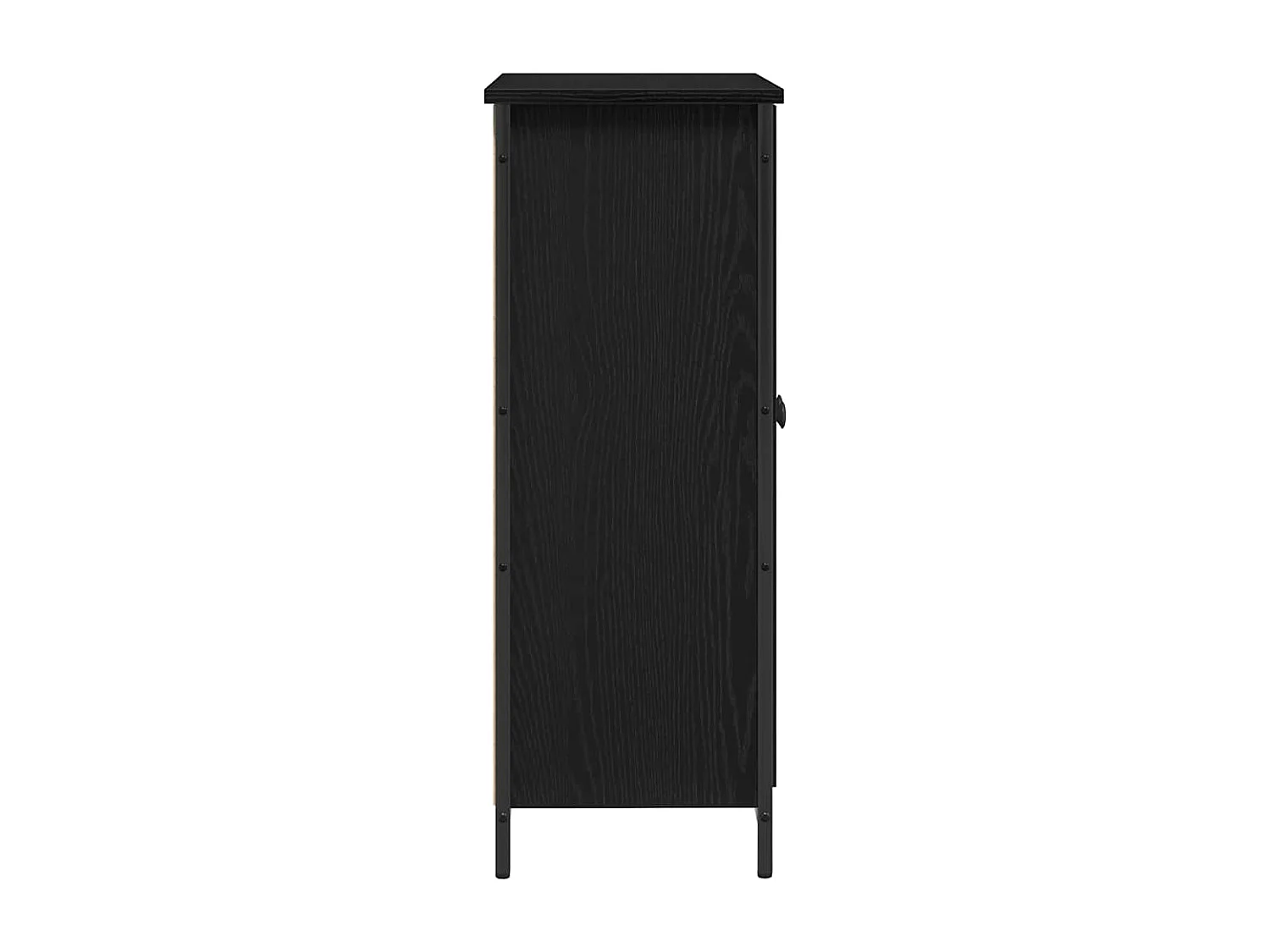 Buffet Chêne noir 70 x 30 x 80 cm Bois d'ingénierie