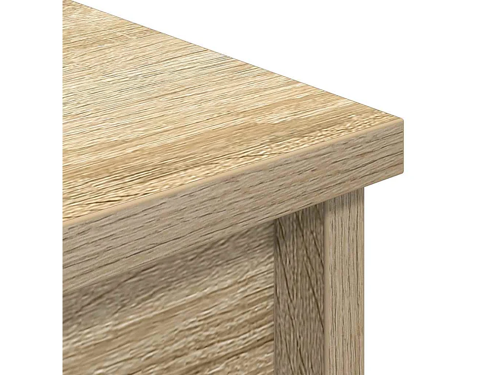 Buffet haut chêne sonoma 50x35x180 cm bois d'ingénierie