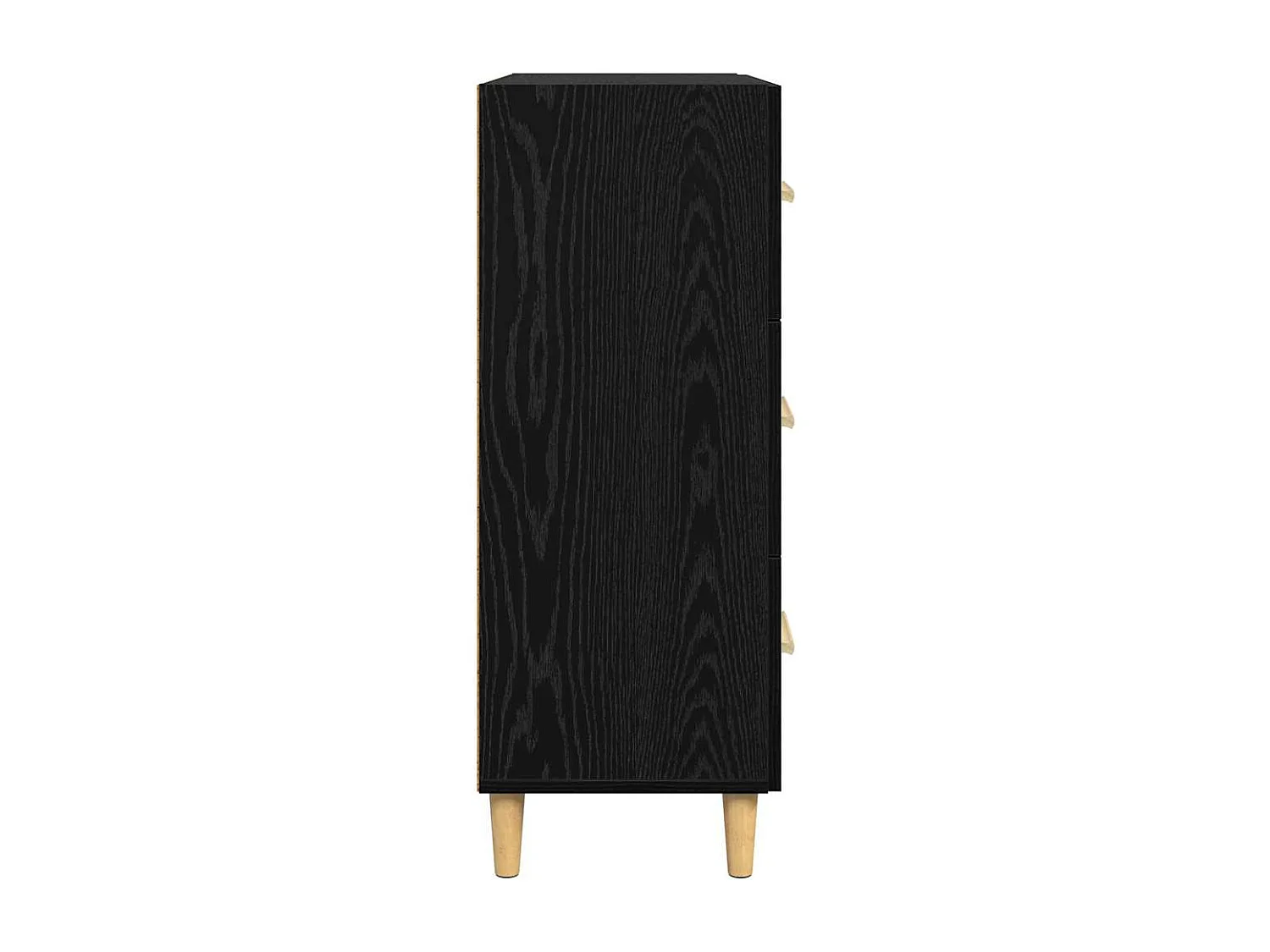 Buffet Chêne noir 34 x 69.5 x 90 cm Bois d'ingénierie