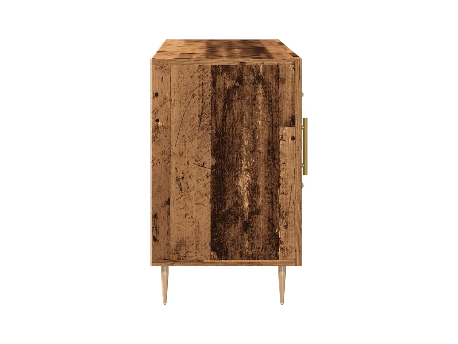 Aparador de madera de ingeniería envejecida 100x36x60 cm