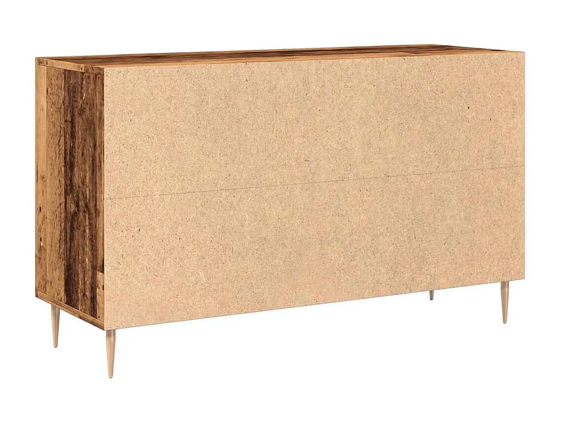 Buffet vieux bois 100x36x60 cm bois d'ingénierie