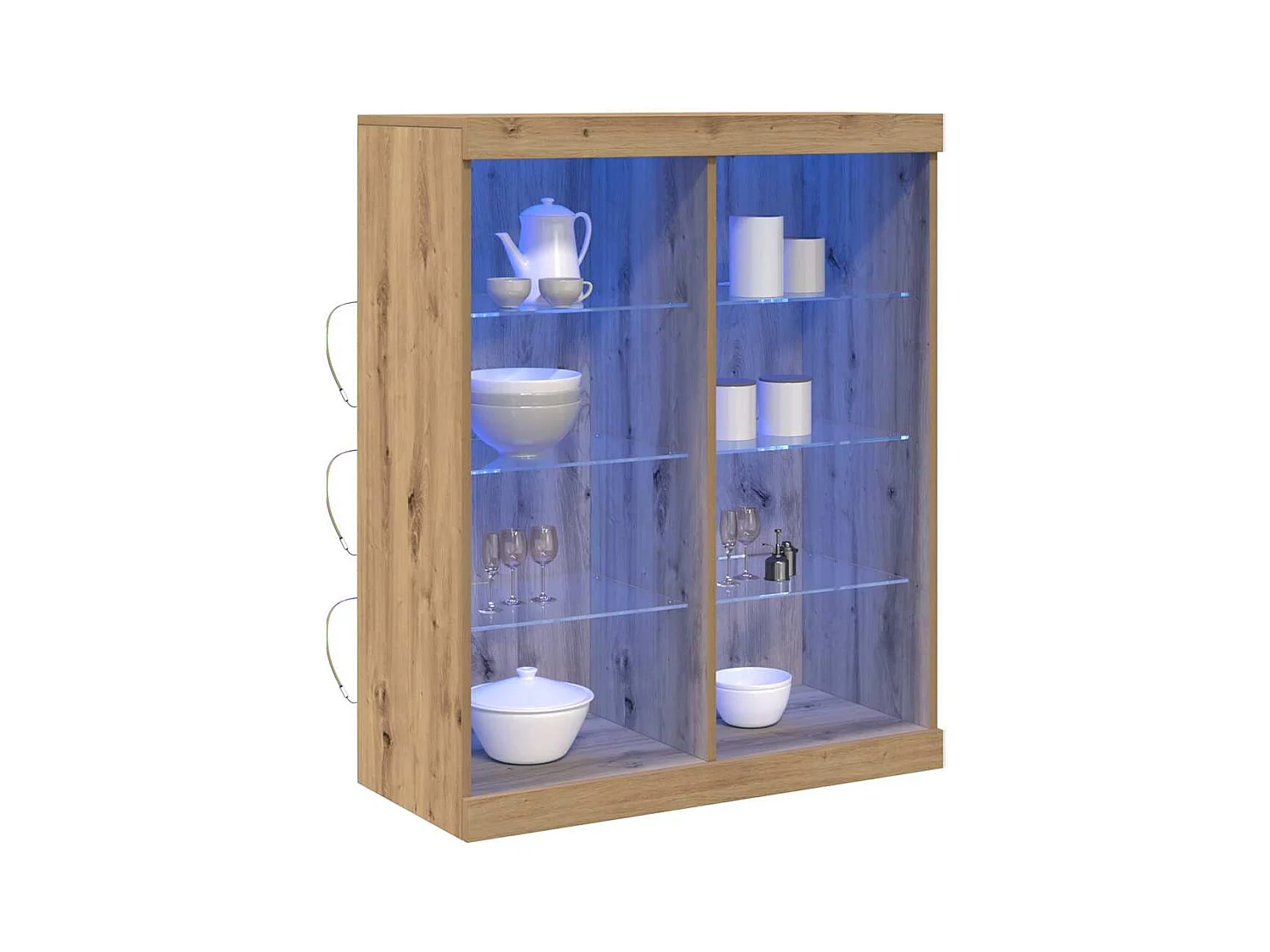 Buffet chêne artisanal 41 x 37 x 100 cm Bois d'ingénierie