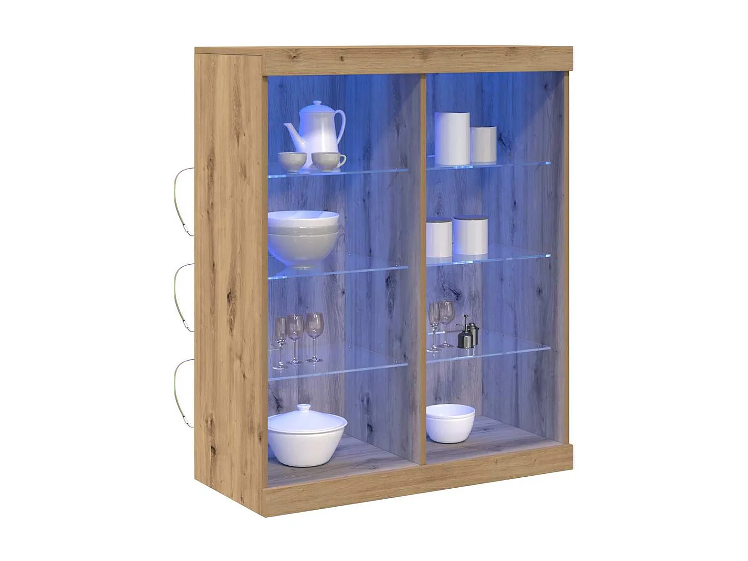 Buffet carvalho artisiano 41 x 37 x 100 cm Madeira processada