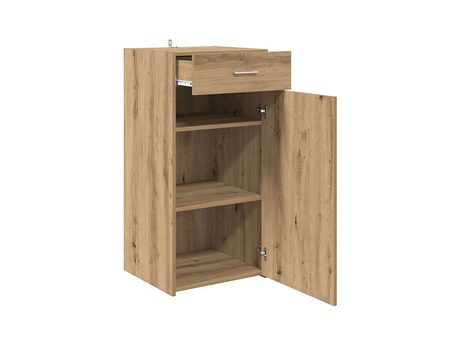 Vitrina Roble artisan 42.5 x 40 x 93 cm Madera contrachapada