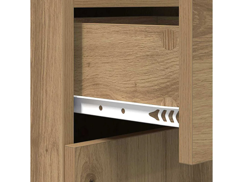 Vitrina Roble artisan 42.5 x 40 x 93 cm Madera contrachapada