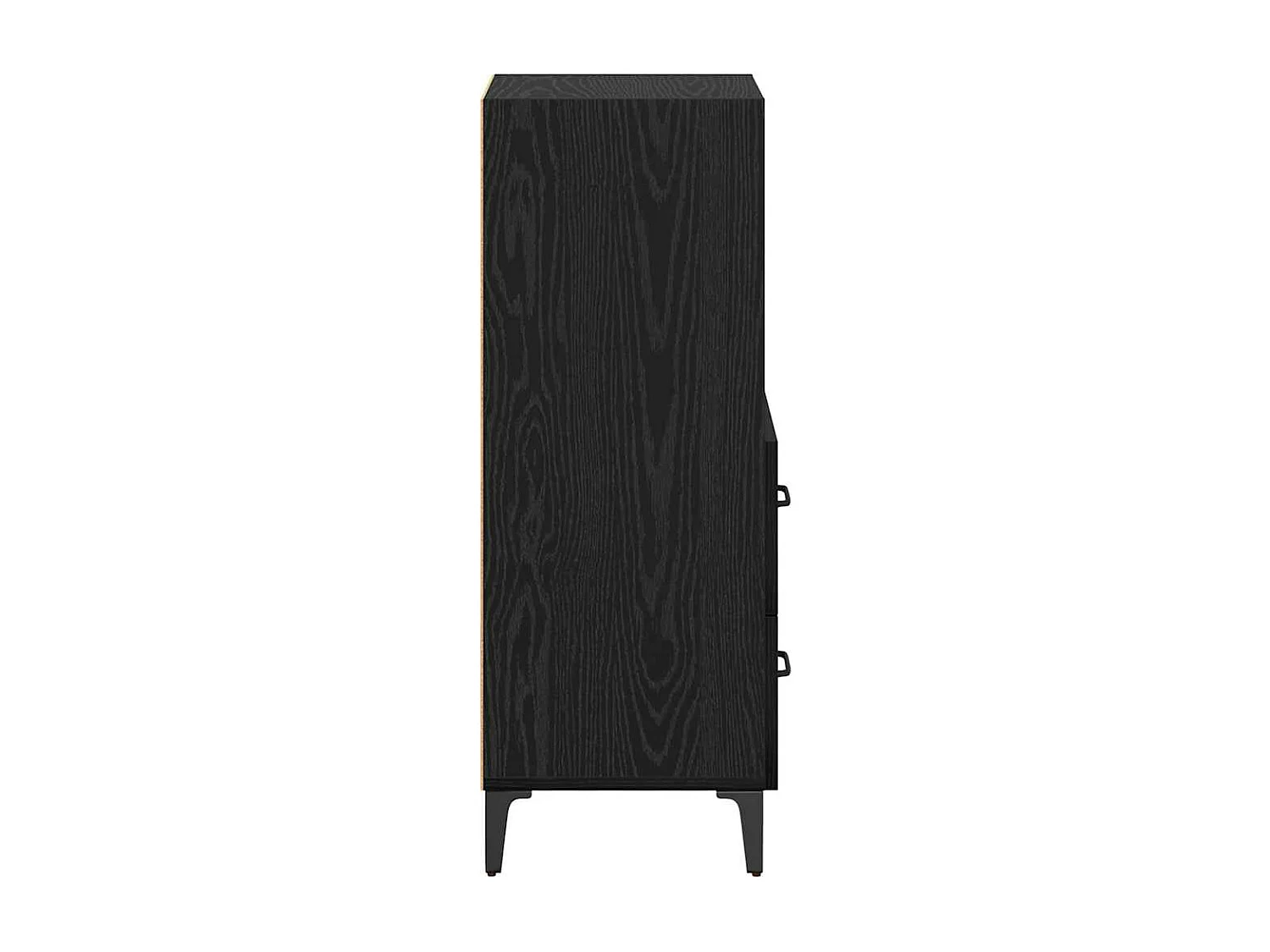 Buffet Chêne noir 34 x 34,5 x 90 cm Bois d'ingénierie