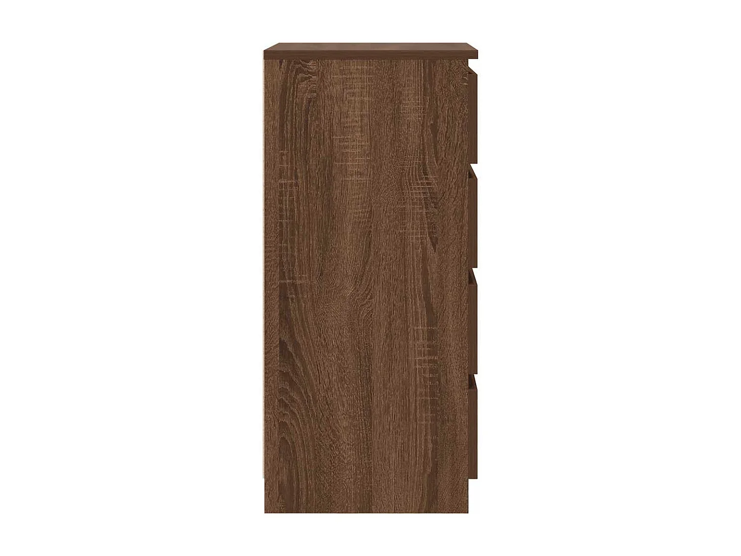 Buffet avec tiroirs chêne marron 37,5x35x99cm bois d'ingénierie