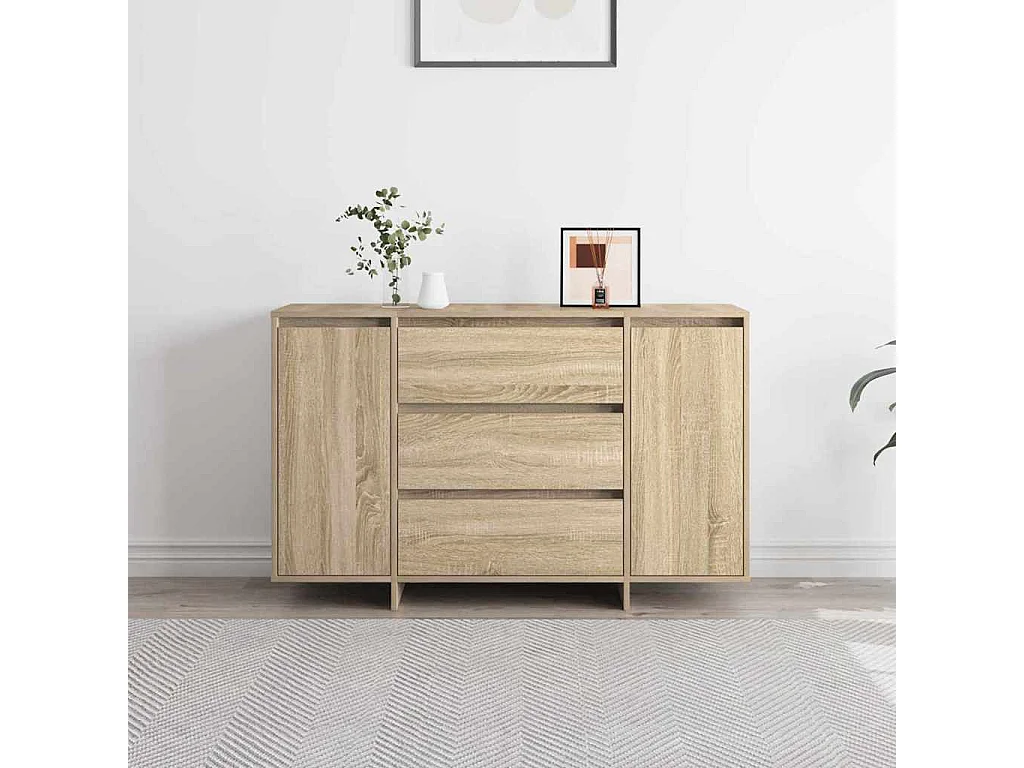 Buffet Chêne sonoma 120 x 41 x 75 cm Bois d'ingénierie