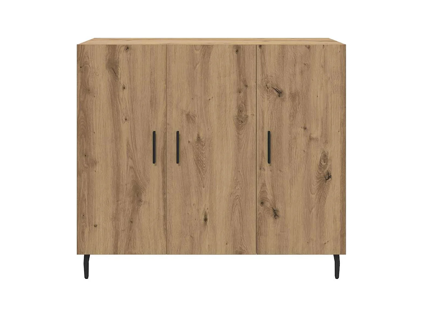 Dressoir Bruin 90 x 34 x 80 cm Bewerkt hout