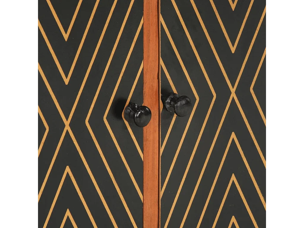 Buffet 60x35x74 cm bois massif d'acacia