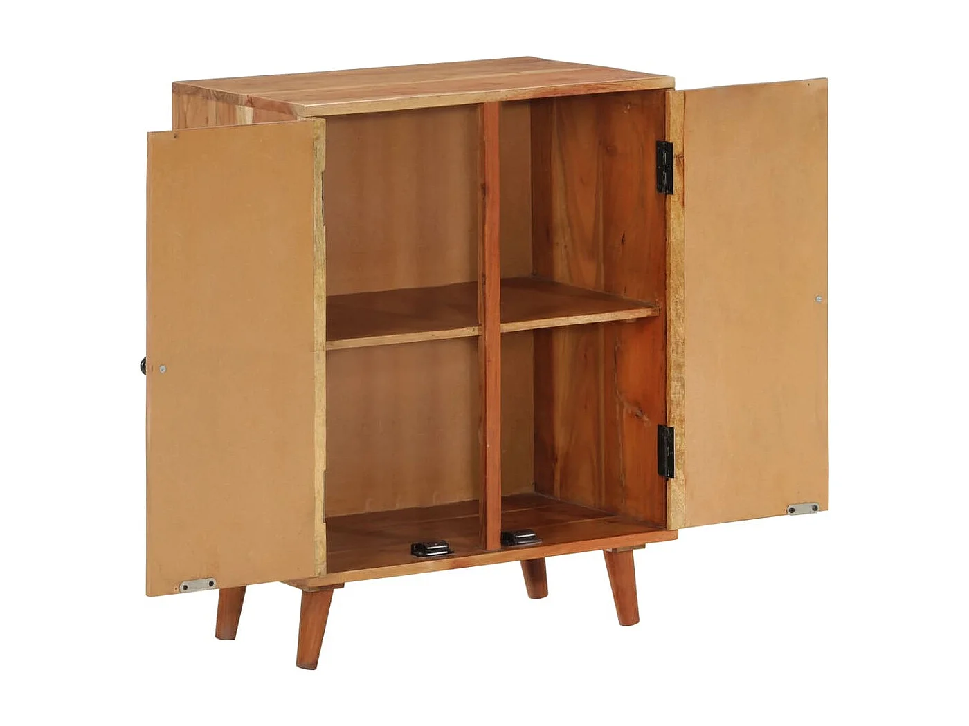 Buffet 60x35x74 cm bois massif d'acacia