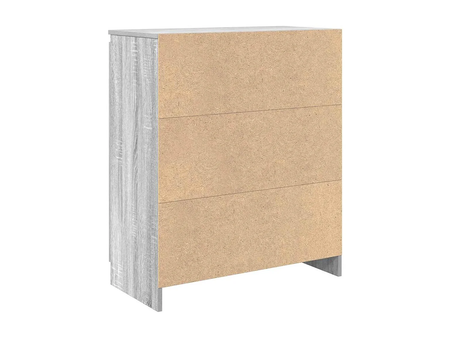 Buffet avec tiroir sonoma gris 71x35x84 cm bois d'ingénierie