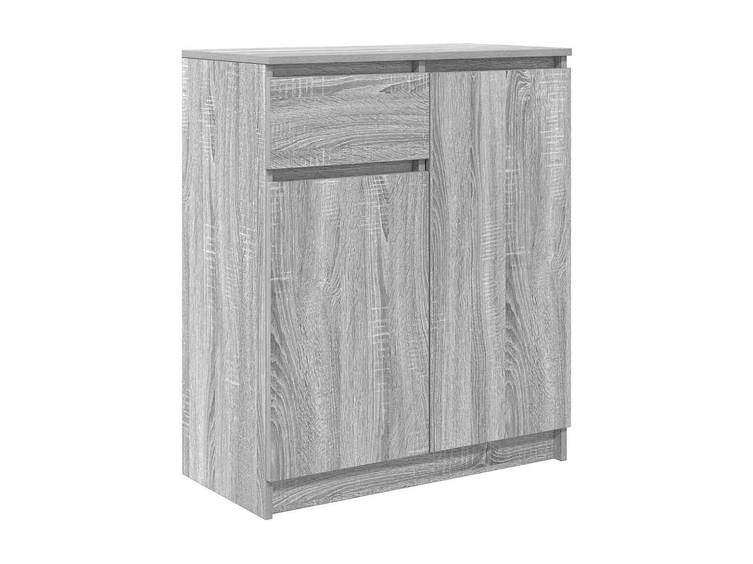 Buffet avec tiroir sonoma gris 71x35x84 cm bois d'ingénierie
