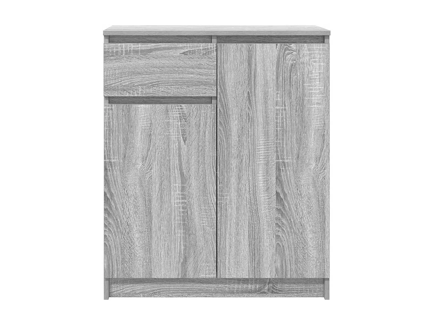 Buffet avec tiroir sonoma gris 71x35x84 cm bois d'ingénierie