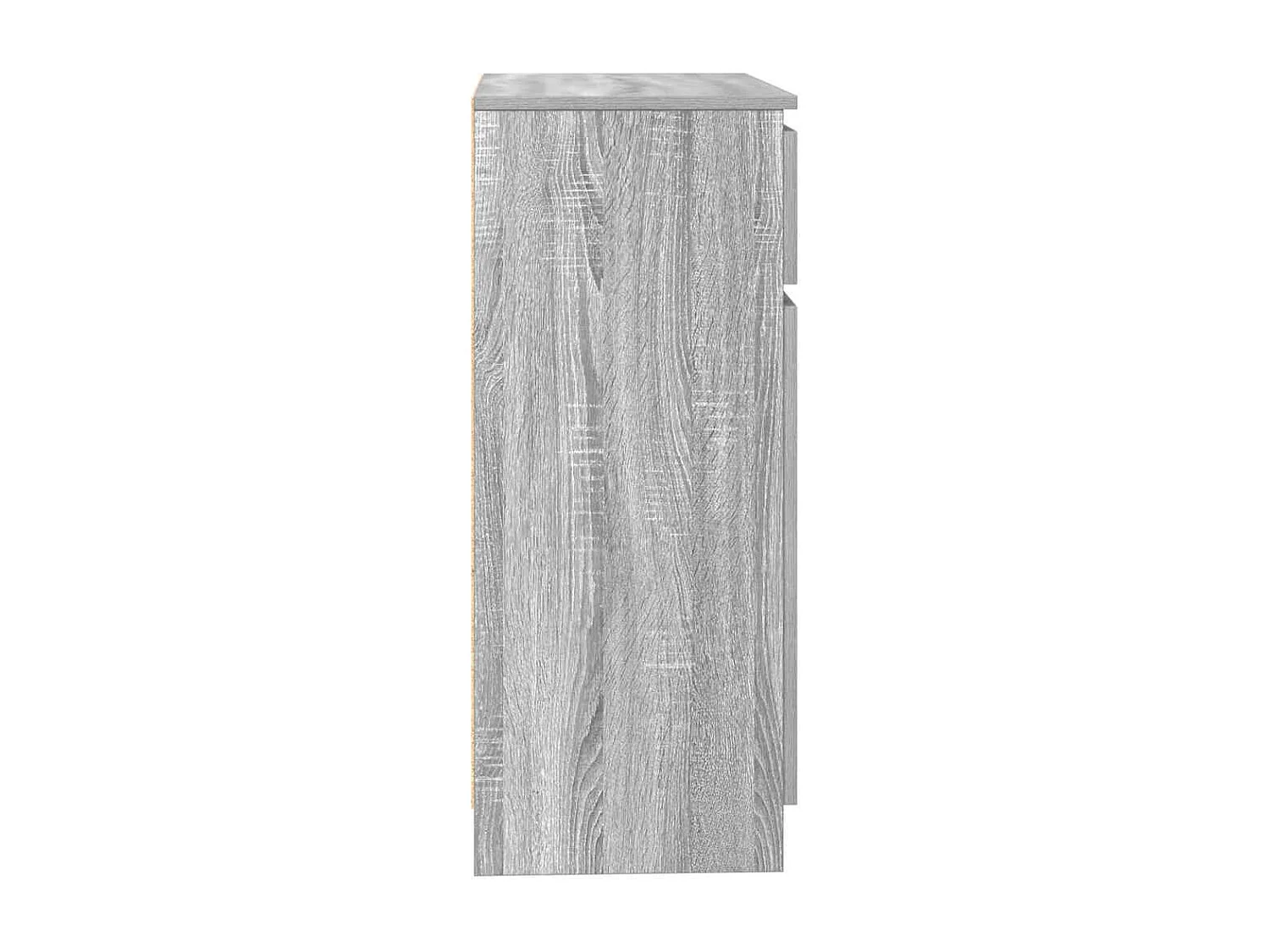Buffet avec tiroir sonoma gris 71x35x84 cm bois d'ingénierie