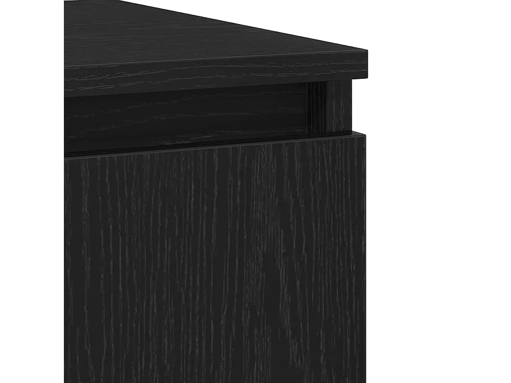 Vitrina Roble negro 60 x 35 x 70 cm Madera contrachapada