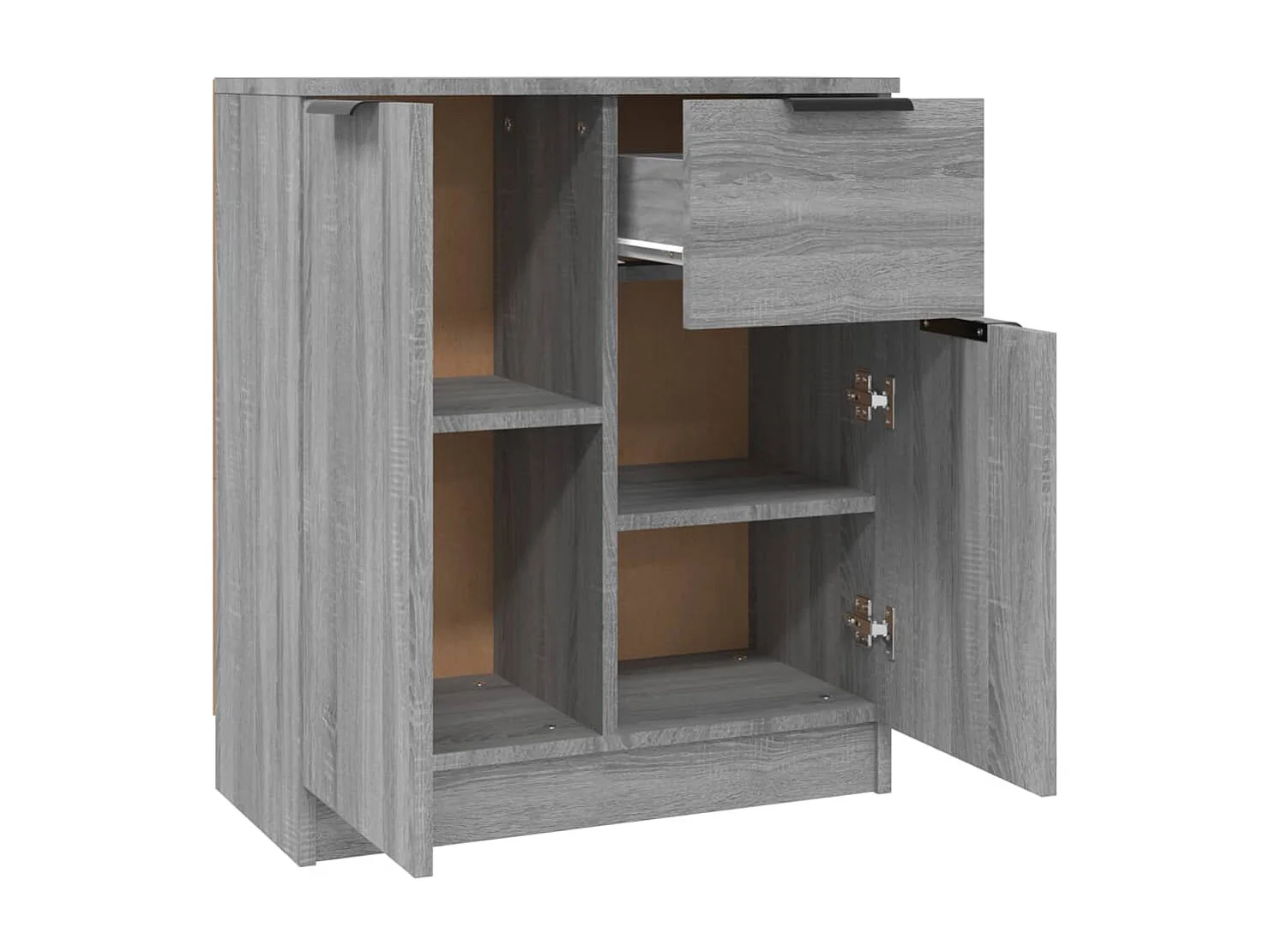 Buffets 2 pièces Sonoma gris 60x30x70 cm Bois d'ingénierie