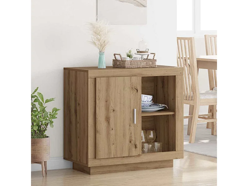 Buffet chêne artisanal 40 x 80 x 75 cm Bois d'ingénierie