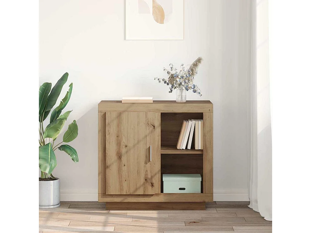 Buffet chêne artisanal 40 x 80 x 75 cm Bois d'ingénierie