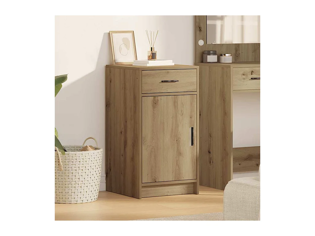 Buffet chêne artisanal 40 x 40.5 x 75 cm Bois d'ingénierie