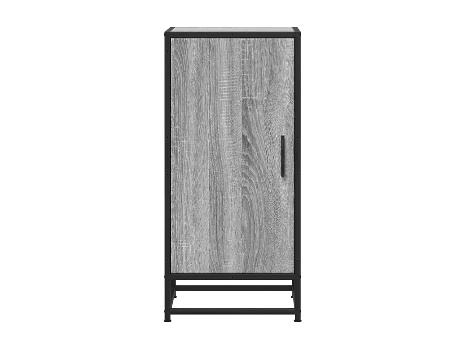 Buffet sonoma gris 35,5x35x76 cm bois d'ingénierie et métal