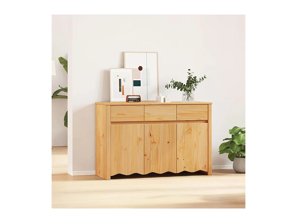 Buffet Drammen Chêne 114 x 43 x 75.5 cm Bois de pin massif
