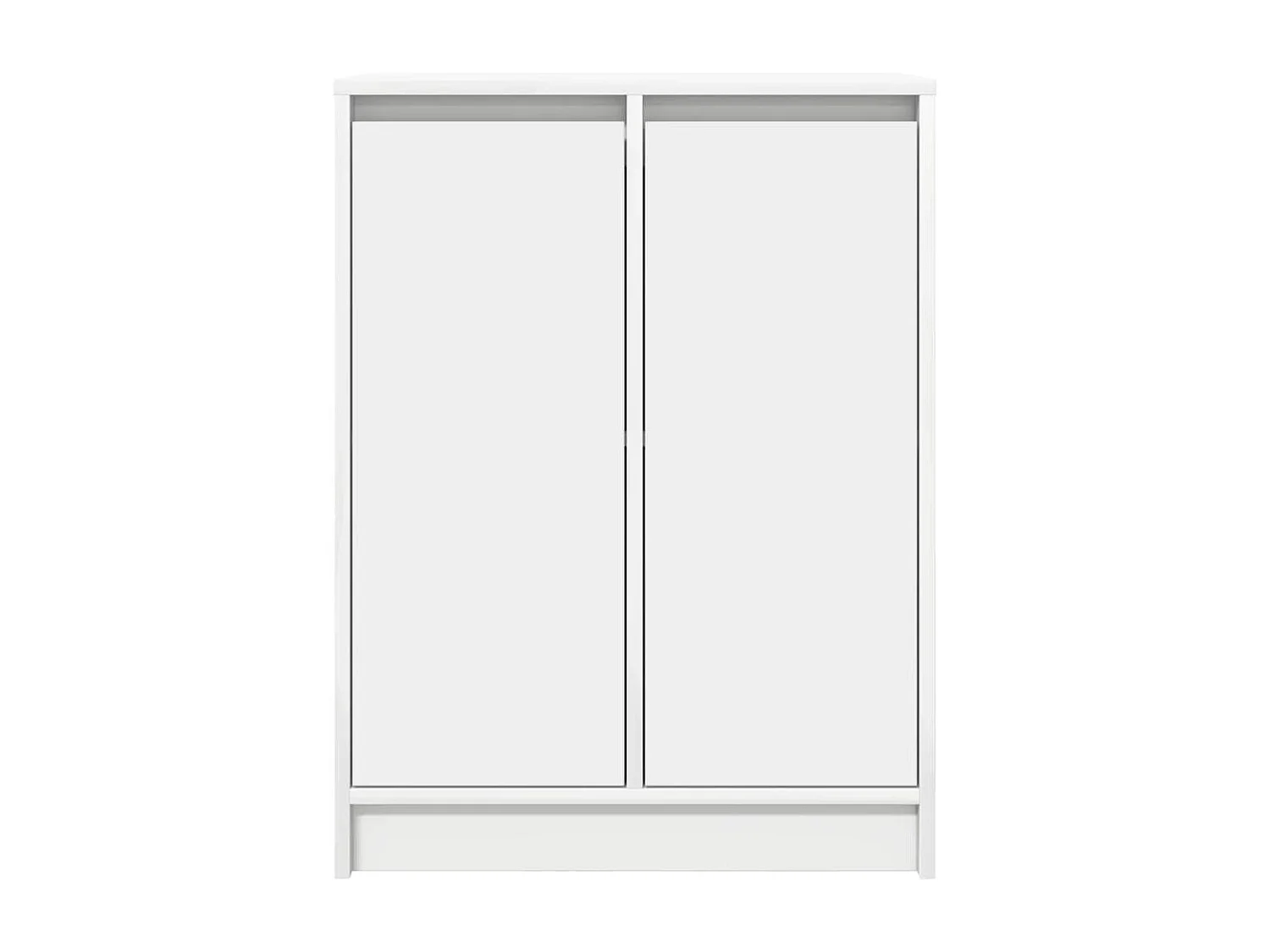 Buffet blanc 57x34x76 cm bois d'ingénierie