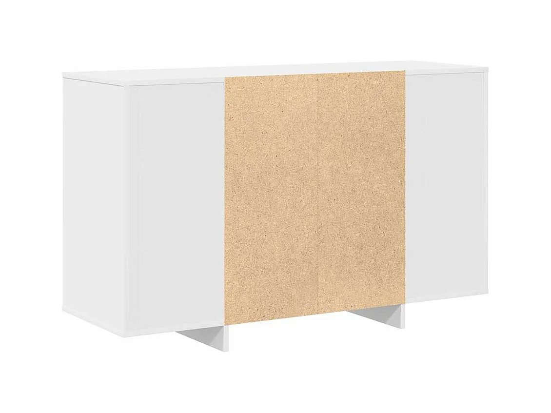 Buffet Blanc 120 x 41 x 75 cm Bois d'ingénierie