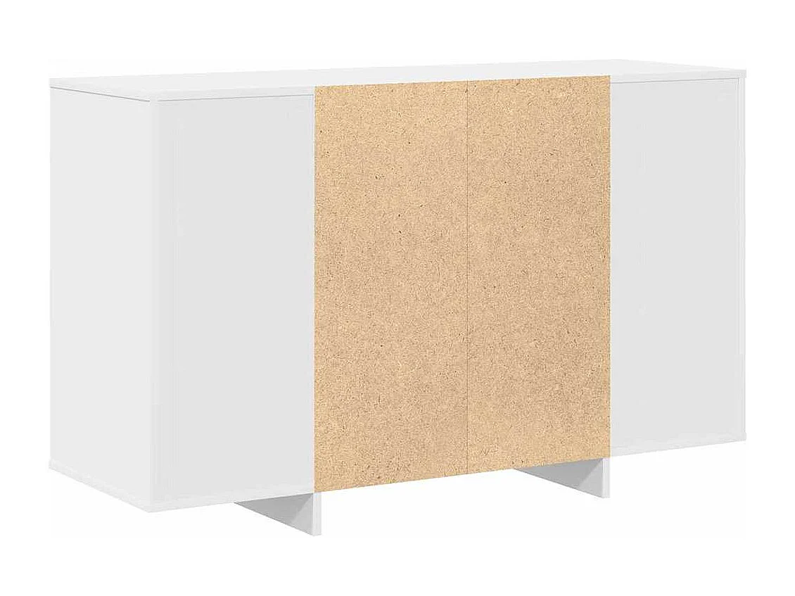 Buffet Blanc 120 x 41 x 75 cm Bois d'ingénierie