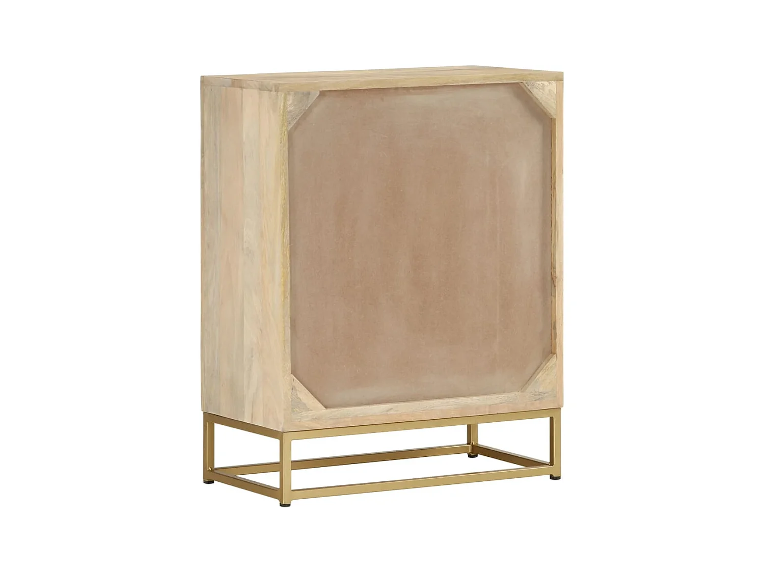 Buffet avec 2 portes 55x30x70 cm bois massif de manguier