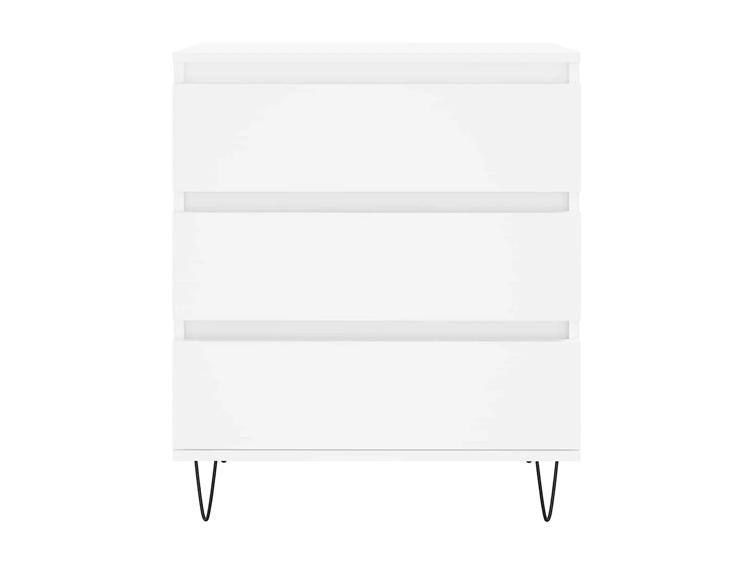 Buffet Blanc 60x35x70 cm Bois d'ingénierie