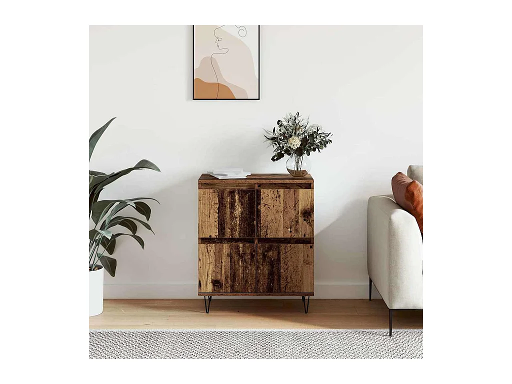 Buffet Marron 60 x 35 x 70 cm Bois d'ingénierie
