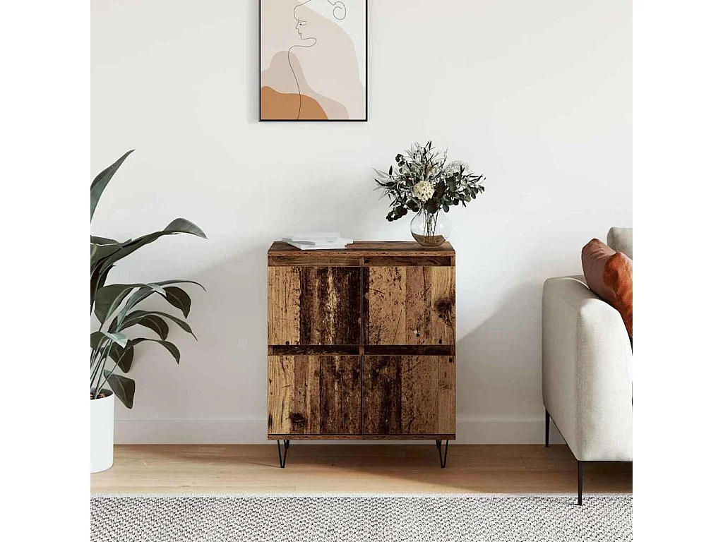 Buffet Castanho 60 x 35 x 70 cm Madeira processada