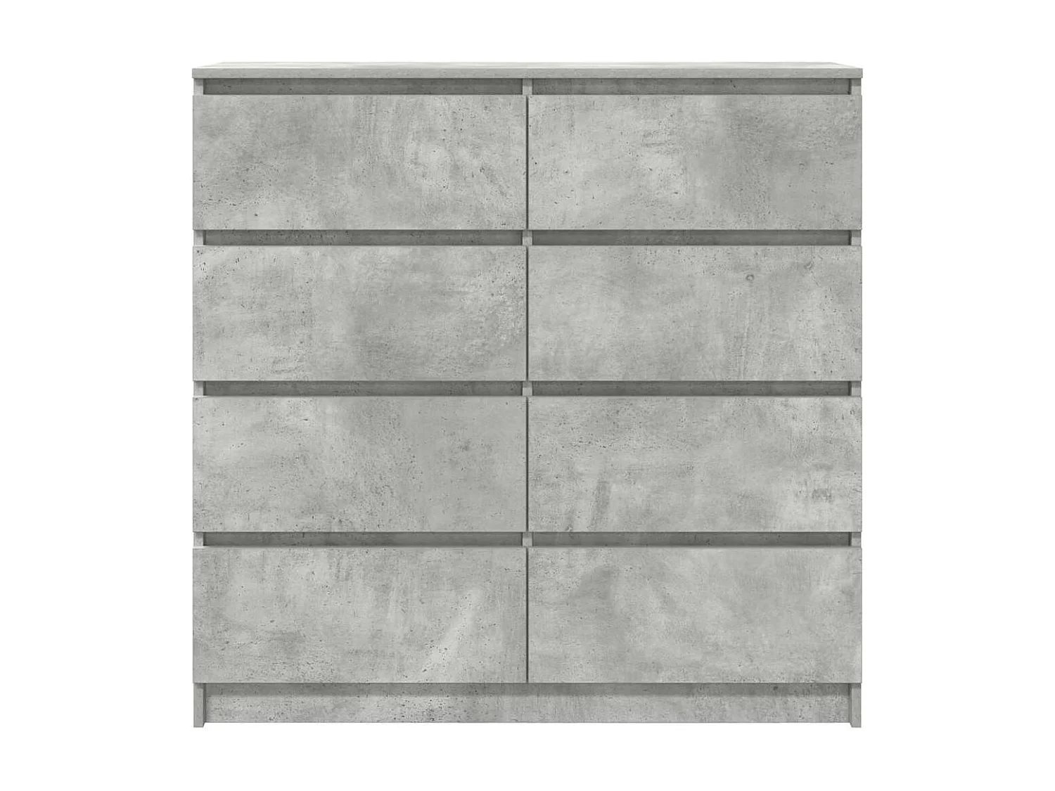 Buffet gris béton 100x35x99 cm bois d'ingénierie