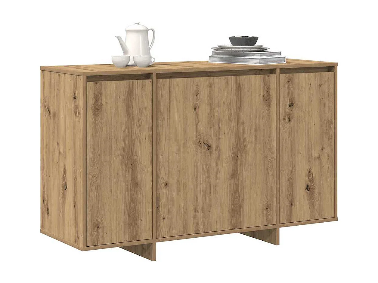 Buffet chêne artisanal 120 x 41 x 75 cm Bois d'ingénierie