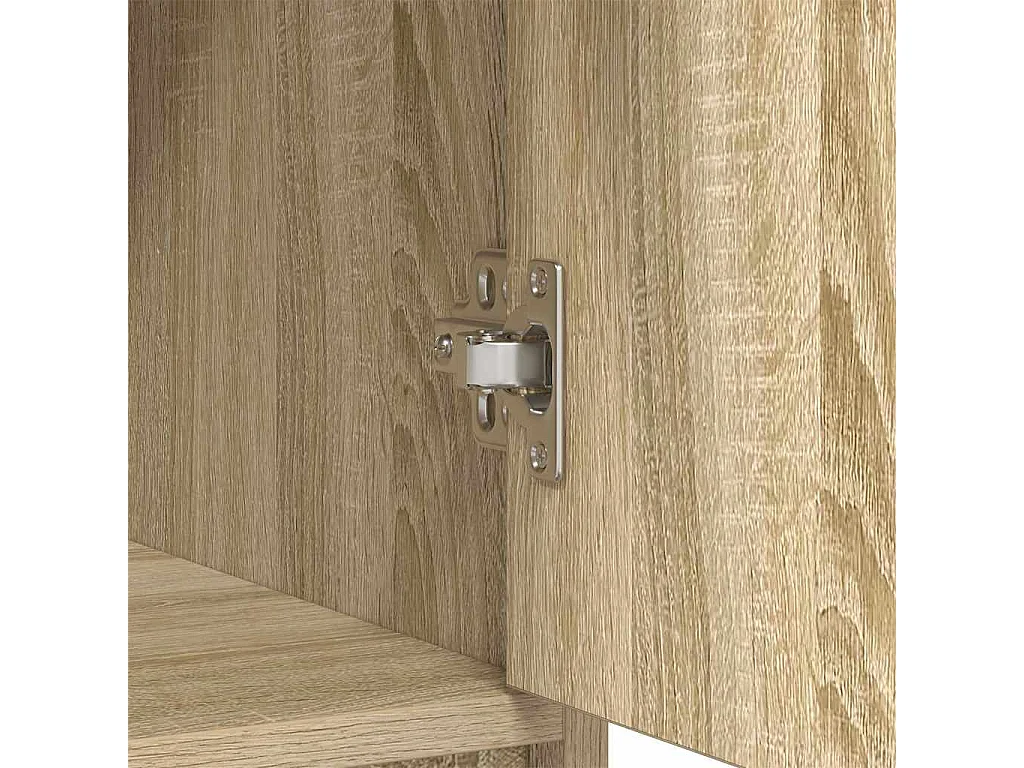 Buffet avec tiroirs et portes chêne sonoma 73x31x90 cm