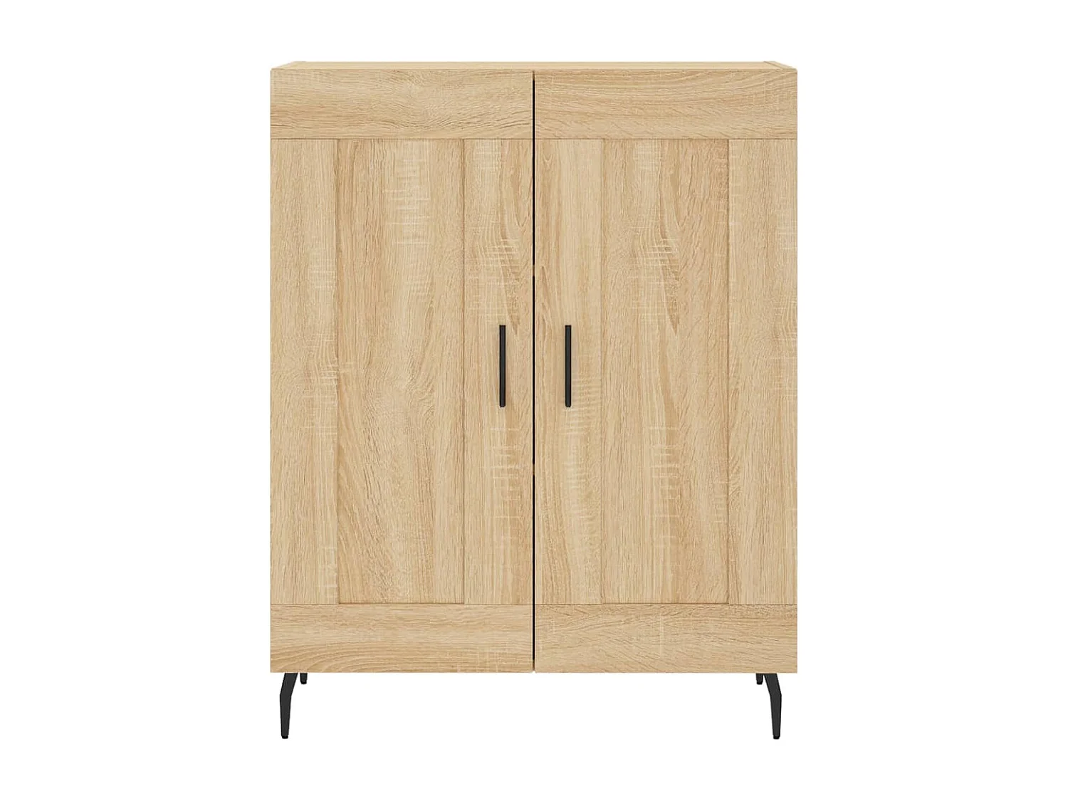Buffet haut Chêne sonoma 69,5x34x180 cm Bois d'ingénierie