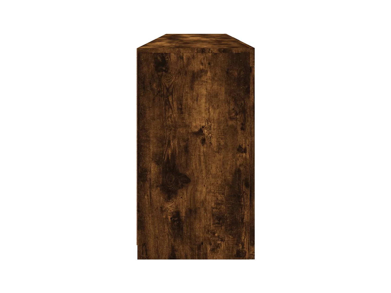 Aparador com luzes LED 162x37x67 cm carvalho fumado