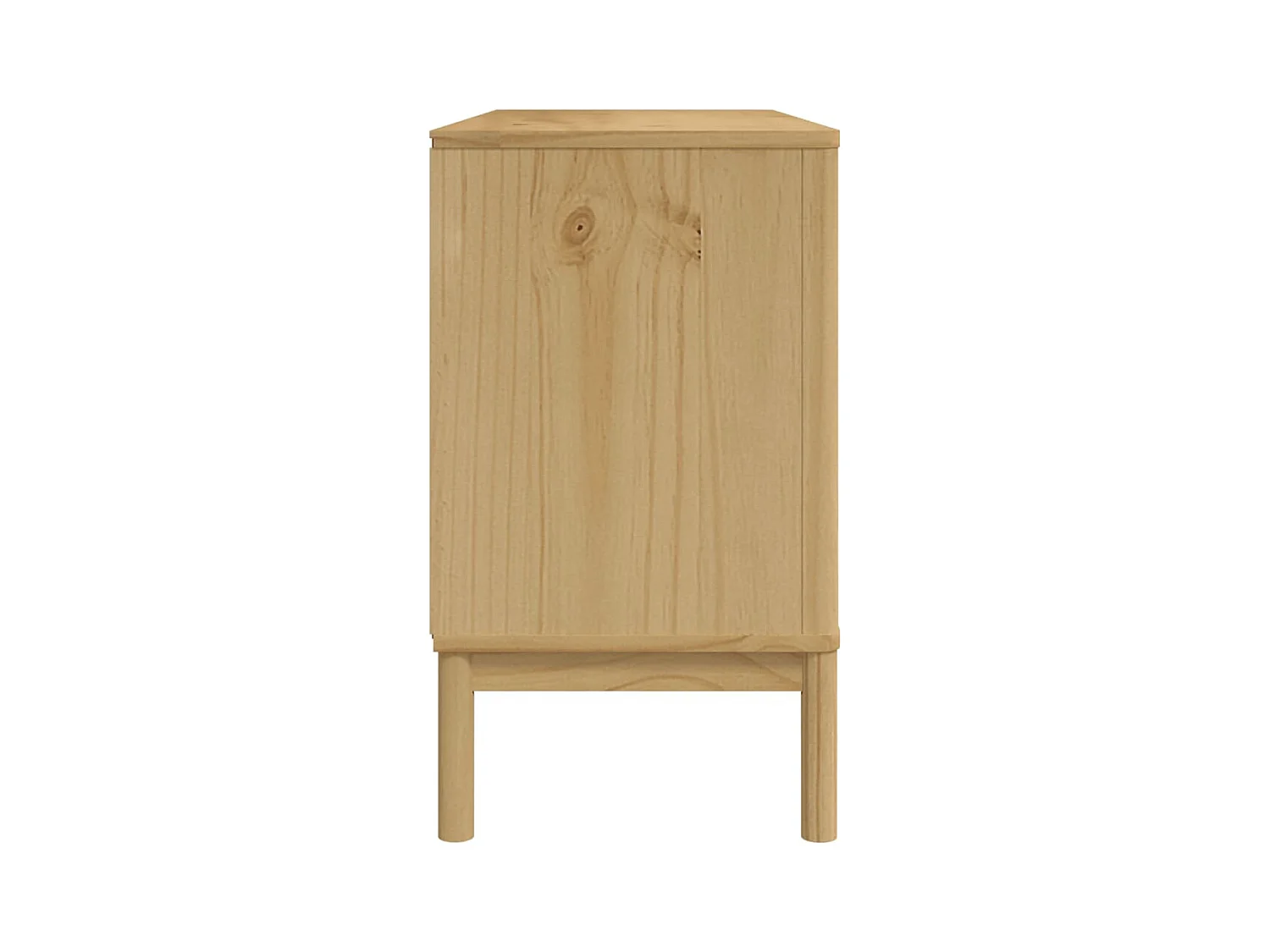 Buffet FLORO marron cire 114x43x74 cm bois massif de pin