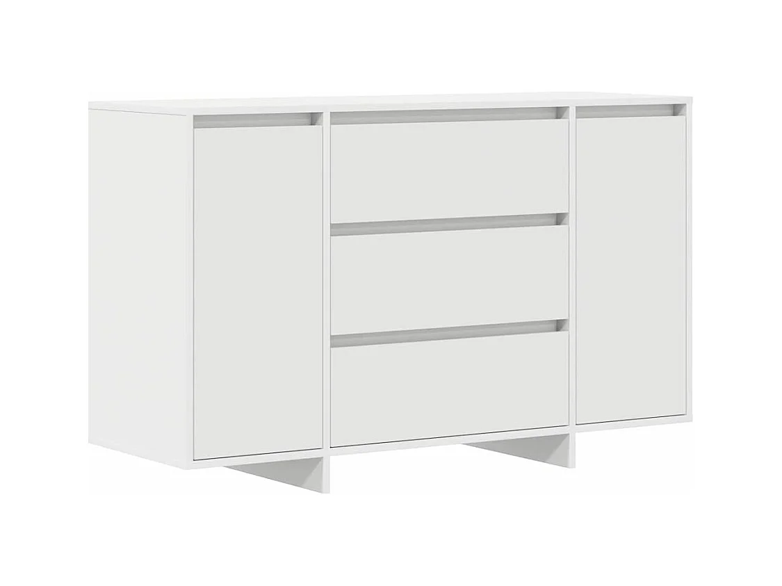 Buffet avec tiroir Blanc 120 x 41 x 75 cm Bois d'ingénierie