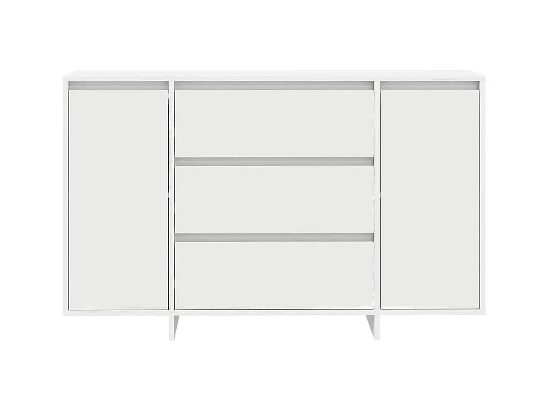 Buffet avec tiroir Blanc 120 x 41 x 75 cm Bois d'ingénierie