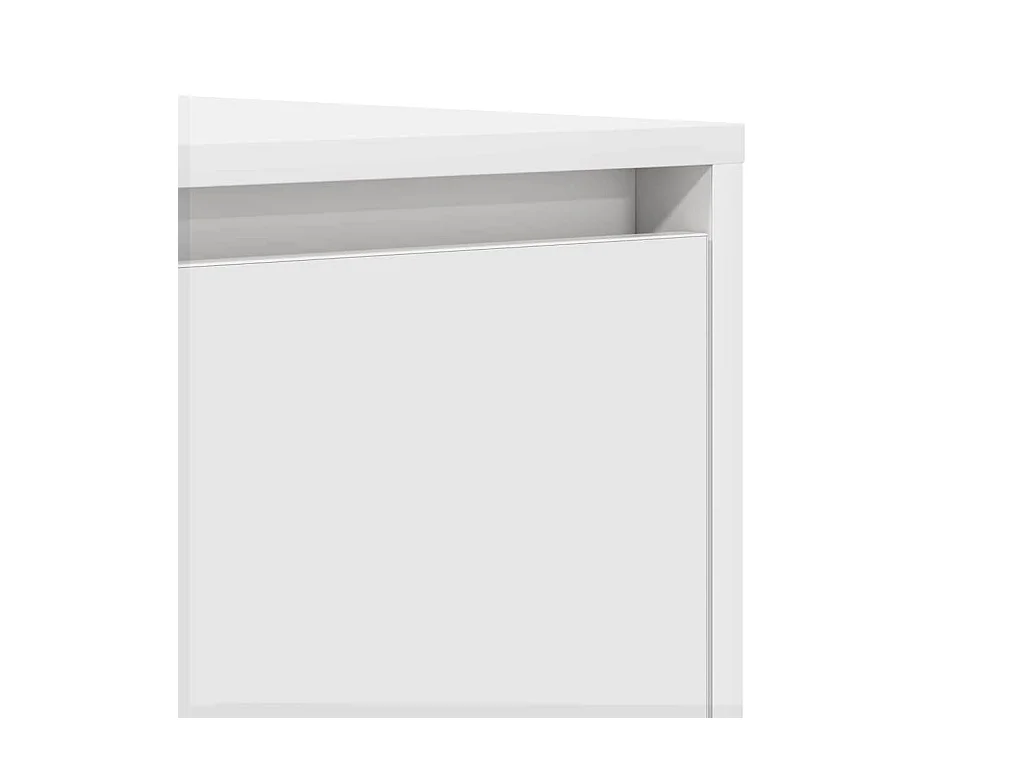 Buffet avec tiroir Blanc 120 x 41 x 75 cm Bois d'ingénierie