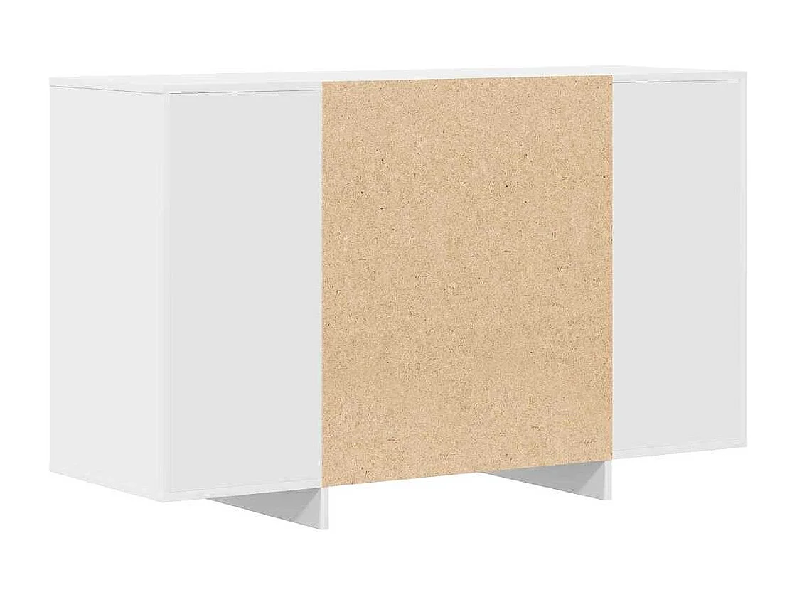 Buffet avec tiroir Blanc 120 x 41 x 75 cm Bois d'ingénierie